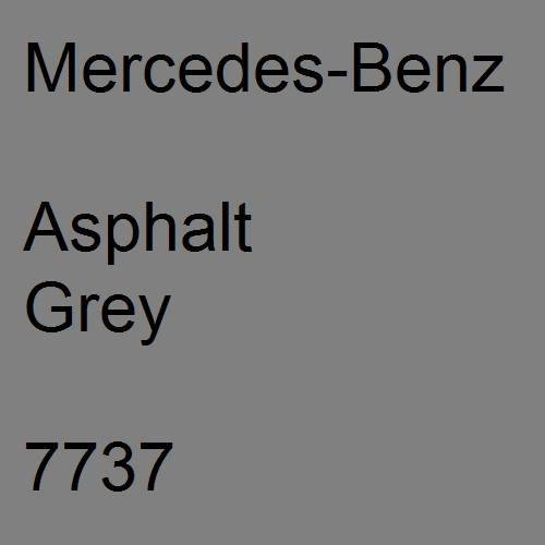 Mercedes-Benz, Asphalt Grey, 7737.